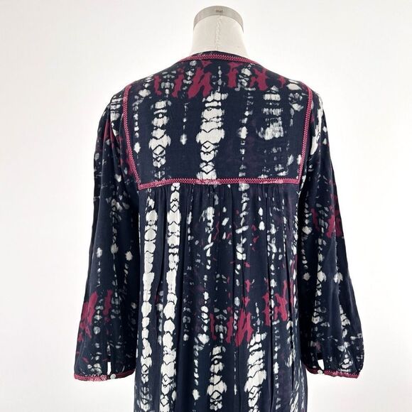 Ba&Sh Isolde Black Tie Dye Maxi Dress Size S - Picture 7 of 14